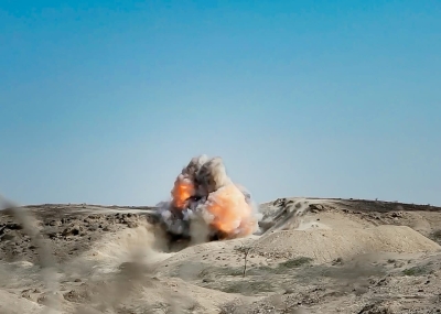 مشروع "مسام" يتلف أكثر من 5700 لغم وذخيرة في المكلا بحضرموت