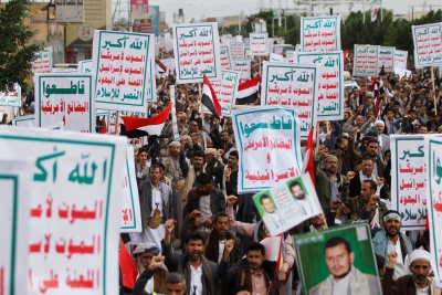 أمريكا وبريطانيا وفرنسا تدعو الحوثيين للتخلي عن الخيار العسكري وعدم مفاقمة الأزمة الاقتصادية