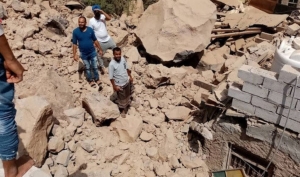 وفاة 4 عمال بسبب انهيارات صخرية في عدن