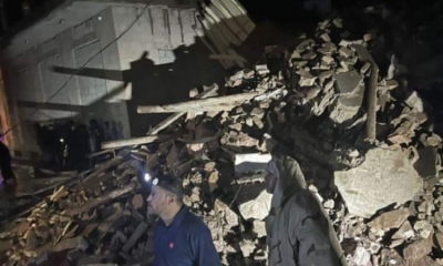 وفاة 5 أشخاص وإصابة آخر بانهيار منزل أثري في صنعاء القديمة