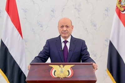 الرئيس العليمي: &quot;اللحظة الحاسمة لاستعادة مؤسسات الدولة أصبحت وشيكة&quot;