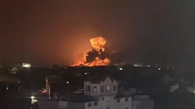 صحة المليشيا: 12 قتيلا وجريحا جراء الغارات الأمريكية على صنعاء