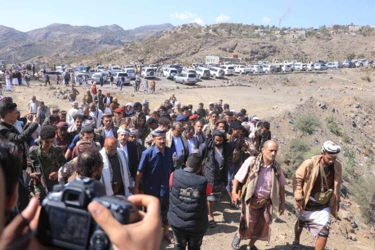 زيارة وفد المجلس الأعلى للمقاومة الشعبية إلى تعز.. حفاوة الاستقبال بروح النضال