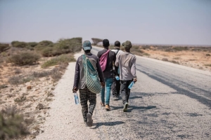 تسجيل دخول ما يقارب 9 آلاف مهاجر أفريقي إلى اليمن في سبتمبر