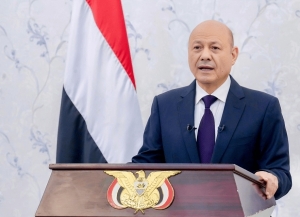 الرئيس العليمي يعلن "قرب الخلاص" من الحوثيين ويؤكد أن الشراكة مع السعودية ملاذ آمن لاستقرار المنطقة