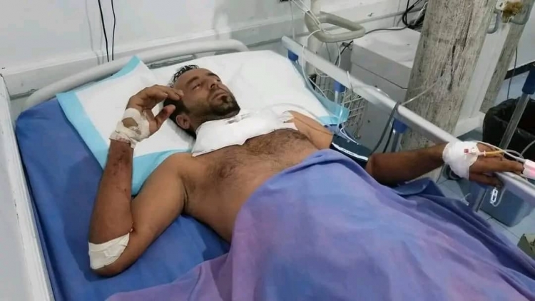 إصابة مواطن برصاصة قناص حوثي في منطقة كلابة شمالي تعز