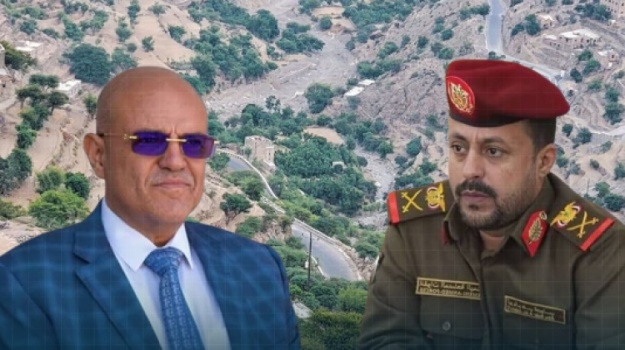 نجاة محافظ تعز وقيادة محور طور الباحة من استهداف في هيجة العبد بلحج