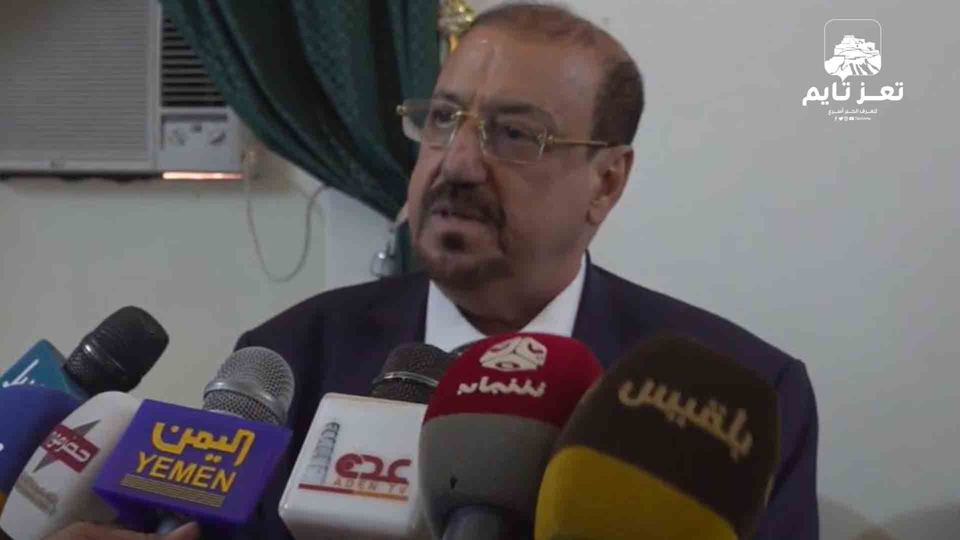 شاهد: أول تصريح لسلطان البركاني بعد وصوله حضرموت