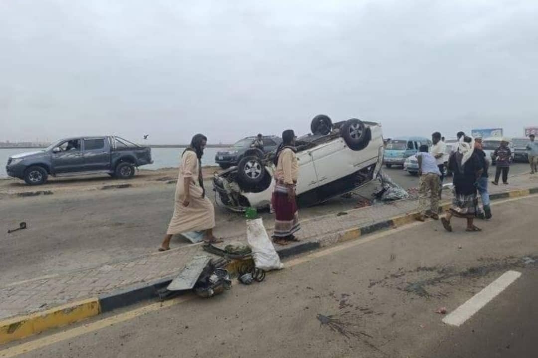 57 ضحية في حوادث مرورية خلال فبراير الماضي في المناطق المحررة