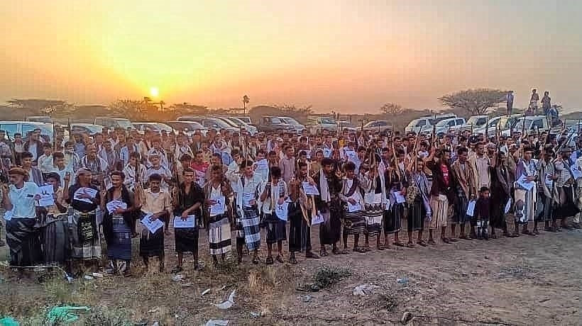 المقاومة الشعبية في مديرية المخا بتعز تعلن الجاهزية لاستكمال التحرير واستعادة الدولة
