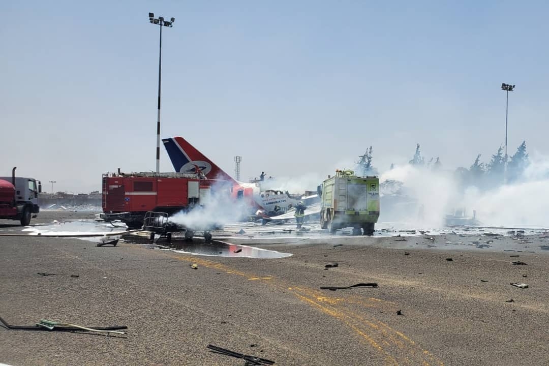 الجيش الإسرائيلي يدمر آخر طائرة لليمنية في مطار صنعاء الدولي