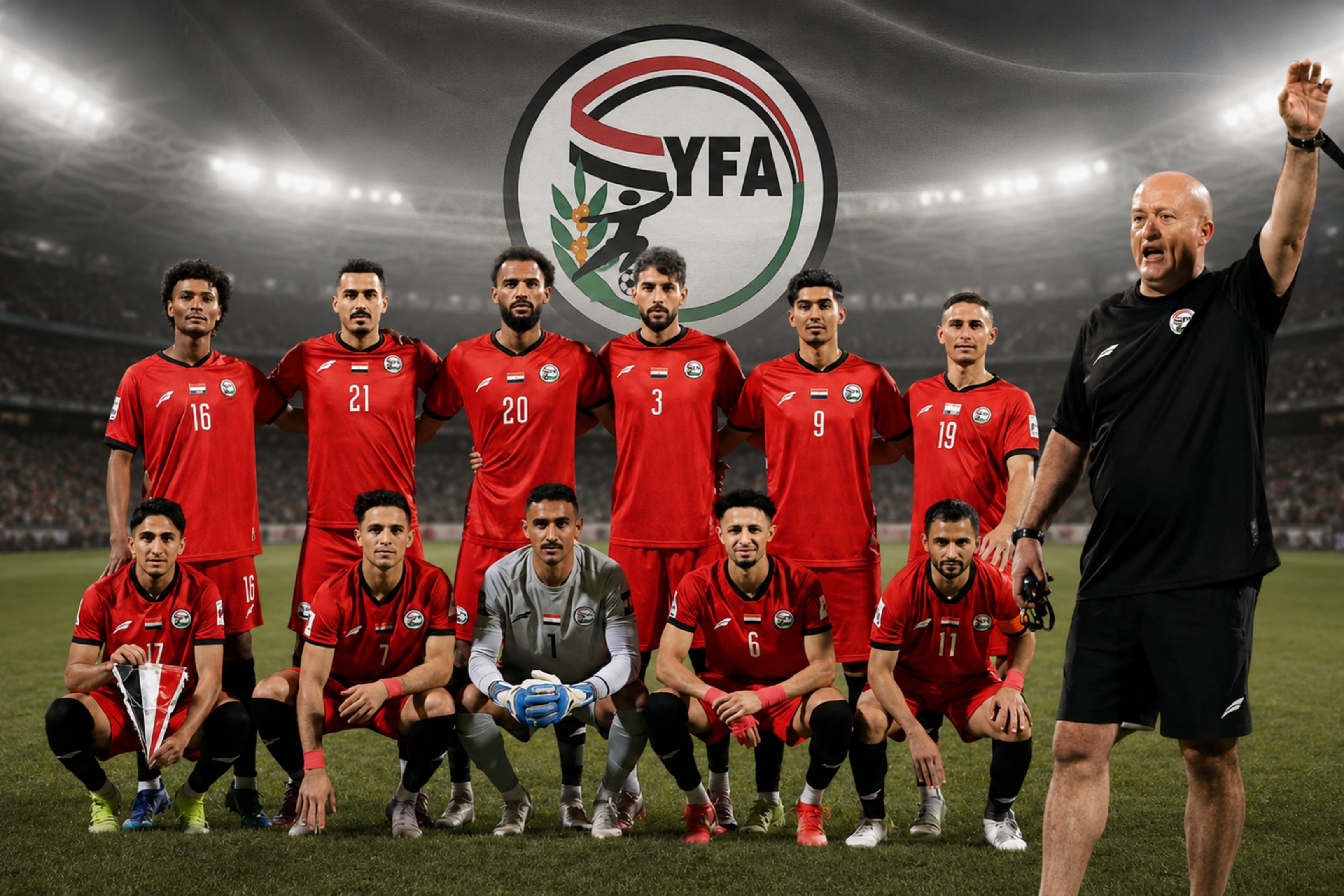 بعثة المنتخب اليمني تغادر إلى الدوحة لخوض معسكر خارجي قبل التصفيات الآسيوية