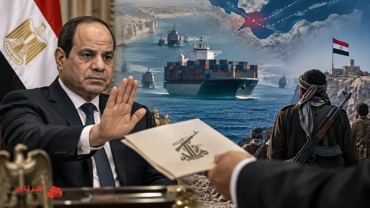 مصر ترفض طلبا لمليشيا الحوثي للتنسيق بشأن الملاحة في باب المندب والبحر الأحمر