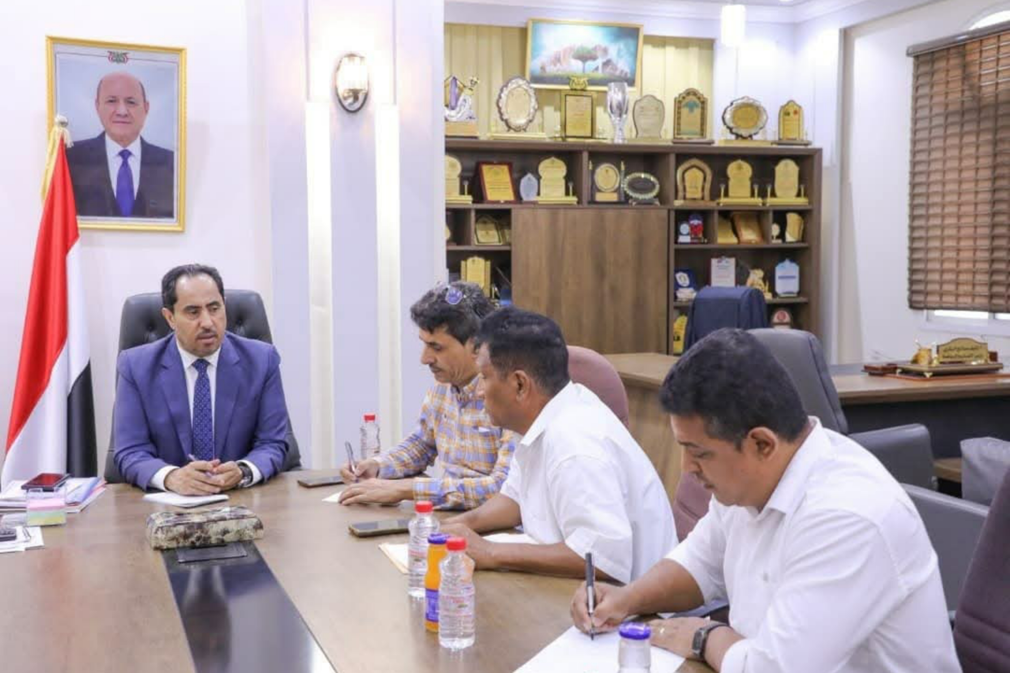 عدن: وزير الشباب والرياضة يبحث احتياجات القطاع الرياضي في المهرة ويؤكد دعم مشاريع البنية التحتية