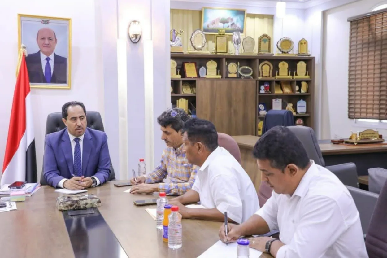 عدن: وزير الشباب والرياضة يبحث احتياجات القطاع الرياضي في المهرة ويؤكد دعم مشاريع البنية التحتية