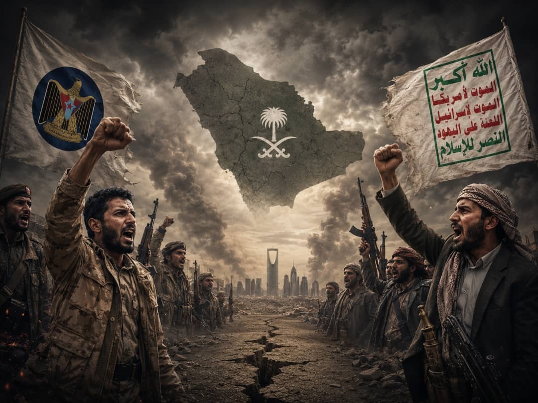 الانتقالي والحوثي يصعدان من خطابهما ضد السعودية