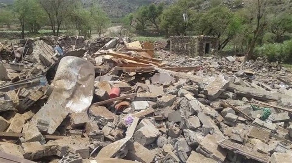 مليشيا الحوثي تفجر 13 منزلاً في تعز خلال أسبوع واحد