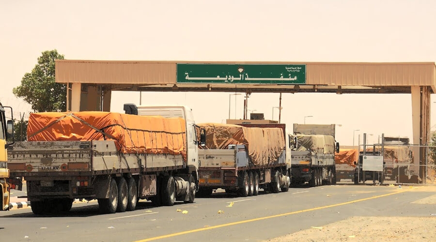 السعودية تفتح منفذ الوديعة أمام المسافرين
