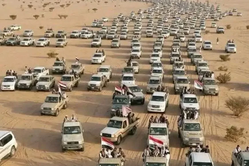 قبائل الجوف تقر قطع طرق قاطرات النقل المتجهة إلى مناطق سيطرة المليشيا