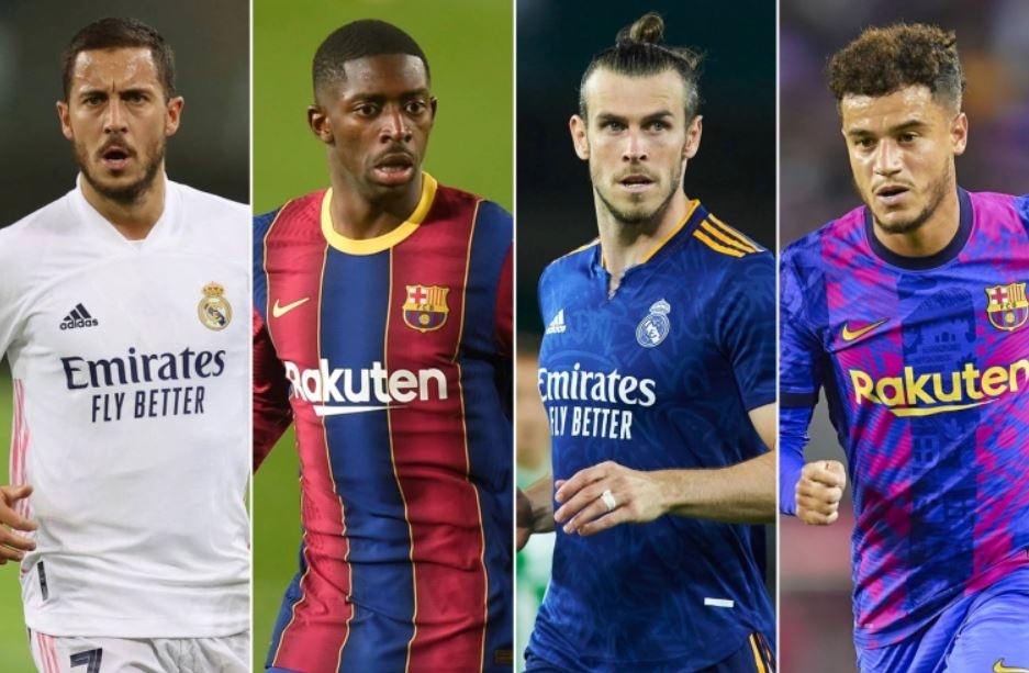 ريال مدريد وبرشلونة ينفقان نصف مليار يورو على 4 لاعبين نائمون بالعيادة