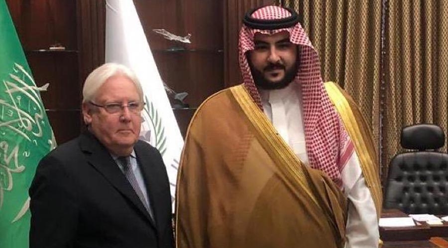 غريفيث : التزام السعودية بتسوية سياسية في اليمن أمر بالغ الأهمية