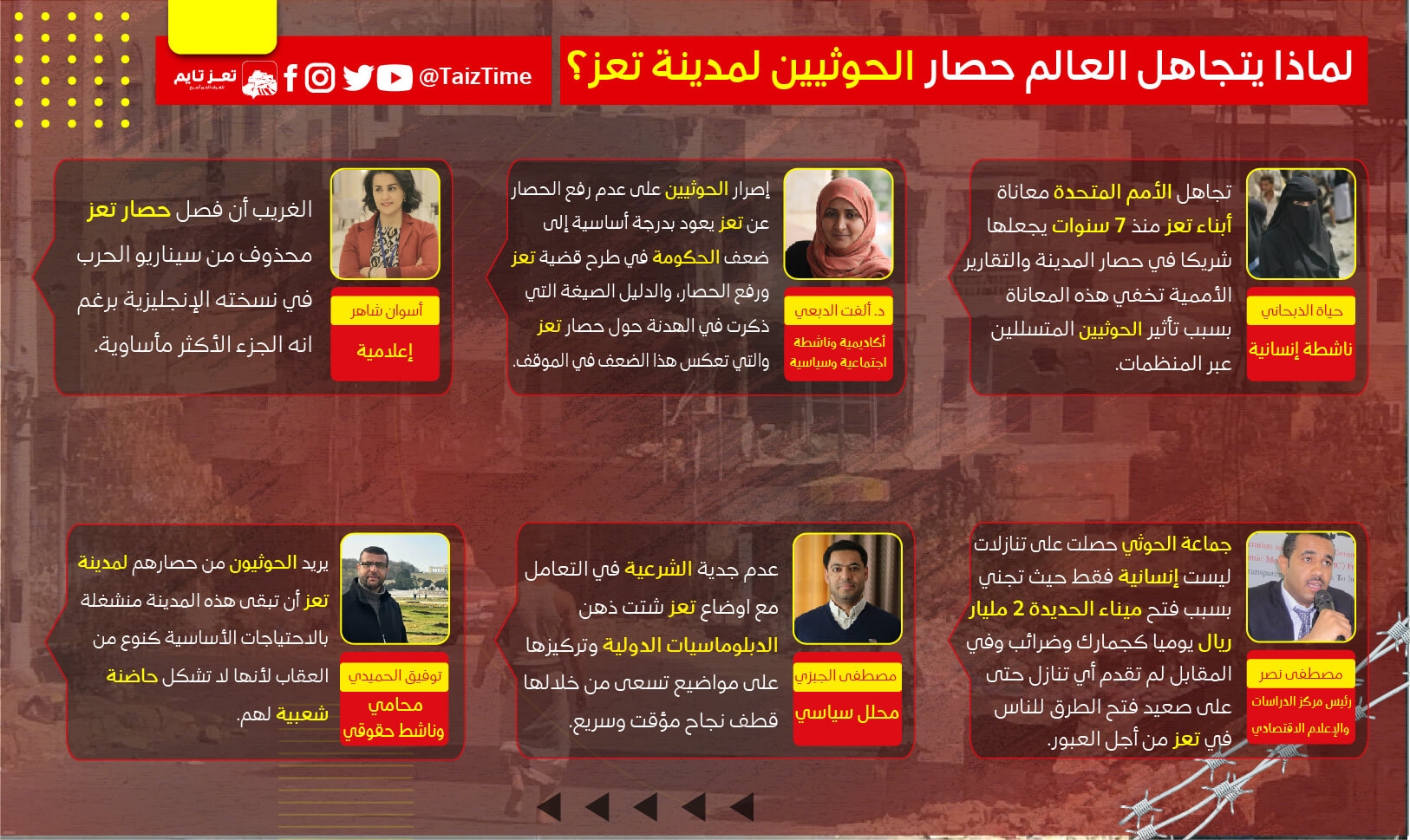 ما رأي أبناء تعز بالهدنة وتجاهل العالم لحصار الحوثيين المدينة؟