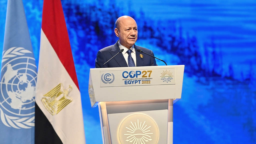 العليمي: اليمن من أكثر الدول تأثرا بالأزمة الغذائية بسبب الحرب والتغيرات المناخية