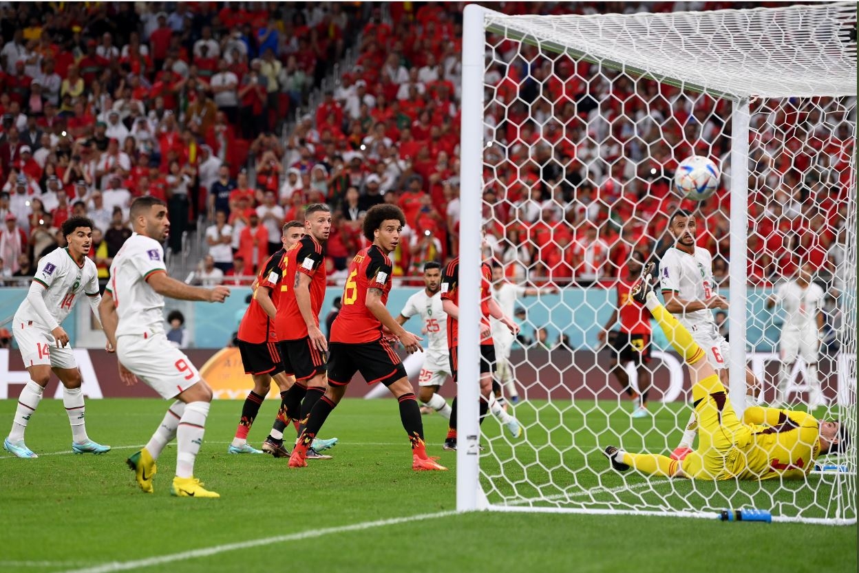 أسود الأطلس يقهرون المنتخب البلجيكي المصنف الثاني عالميا
