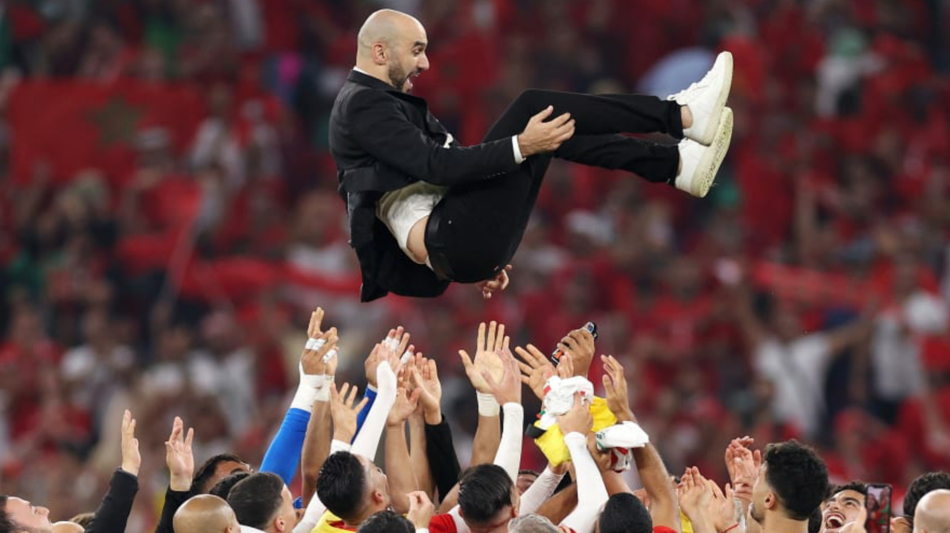 فصل معلق رياضي بين شوطي مباراة المغرب وكندا لهذا السبب