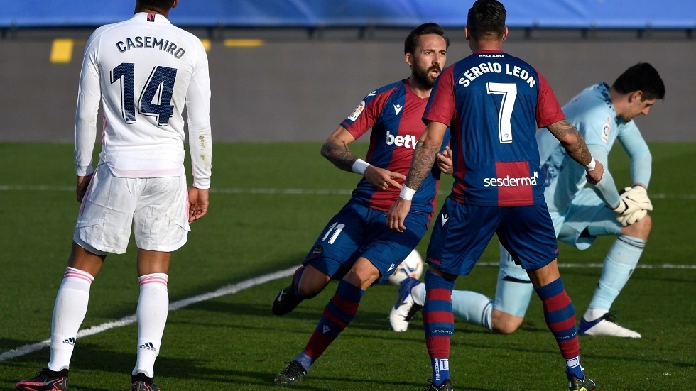 ليفانتي يهز شباك ريال مدريد