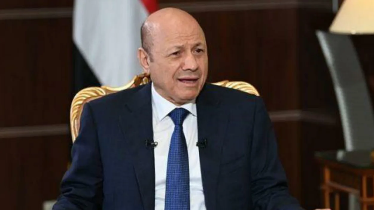 العليمي: ندعم الوساطة السعودية للسلام في اليمن وندعو الحوثيين لقبولها