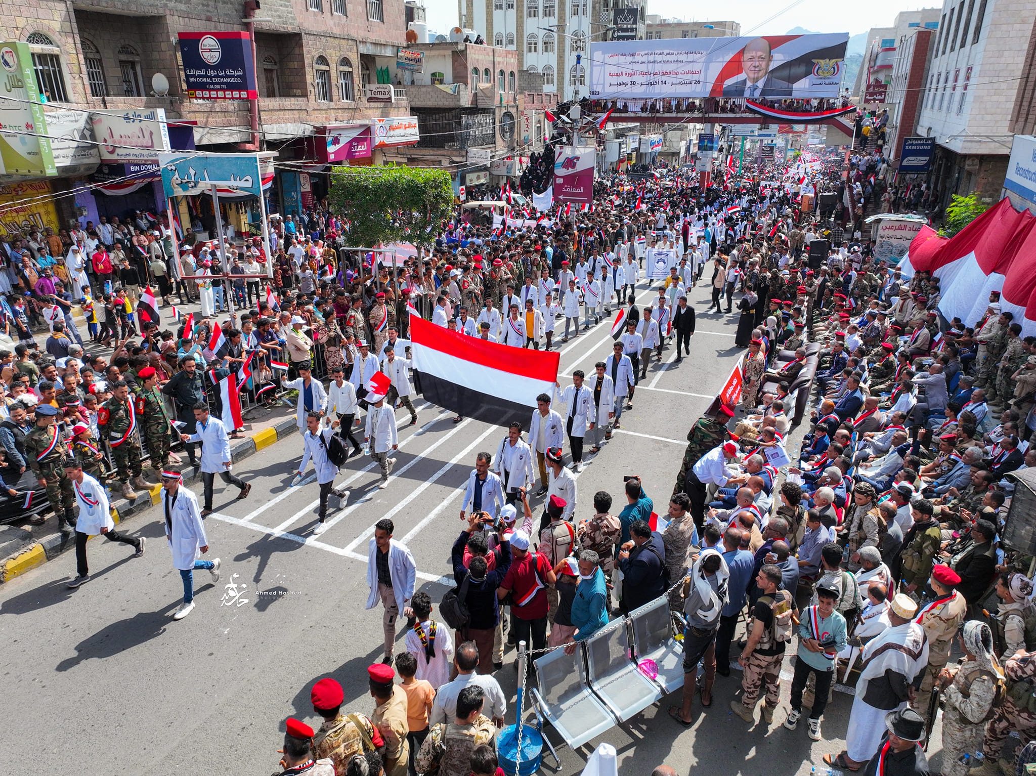 احتفالات تعز بذكرى ثورة 26 سبتمبرتخطف الأنظار