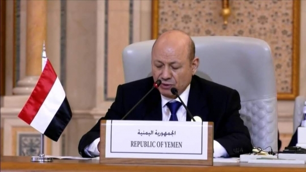 العليمي: ما يحدث في فلسطين هو نتيجة متوقعة لتخاذل المجتمع الدولي عن دوره الأخلاقي والقانوني