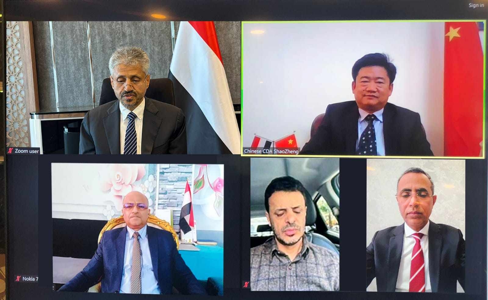 لقاء يجمع قيادات المجلس الأعلى للمقاومة والقائم بأعمال سفير جمهورية الصين