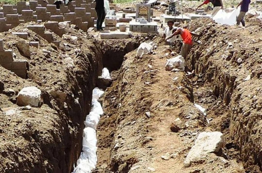 في ثلاثة أيام.. المليشيا تدفن 126 جثة في صعدة والحديدة زعمت بأنها "مجهولة"